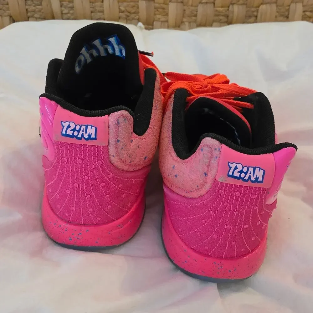 Nike Kyrie Low Basketball Shoes Youth 7Y Women 8.5 Pink Orange Kool-Aid Sneakers
